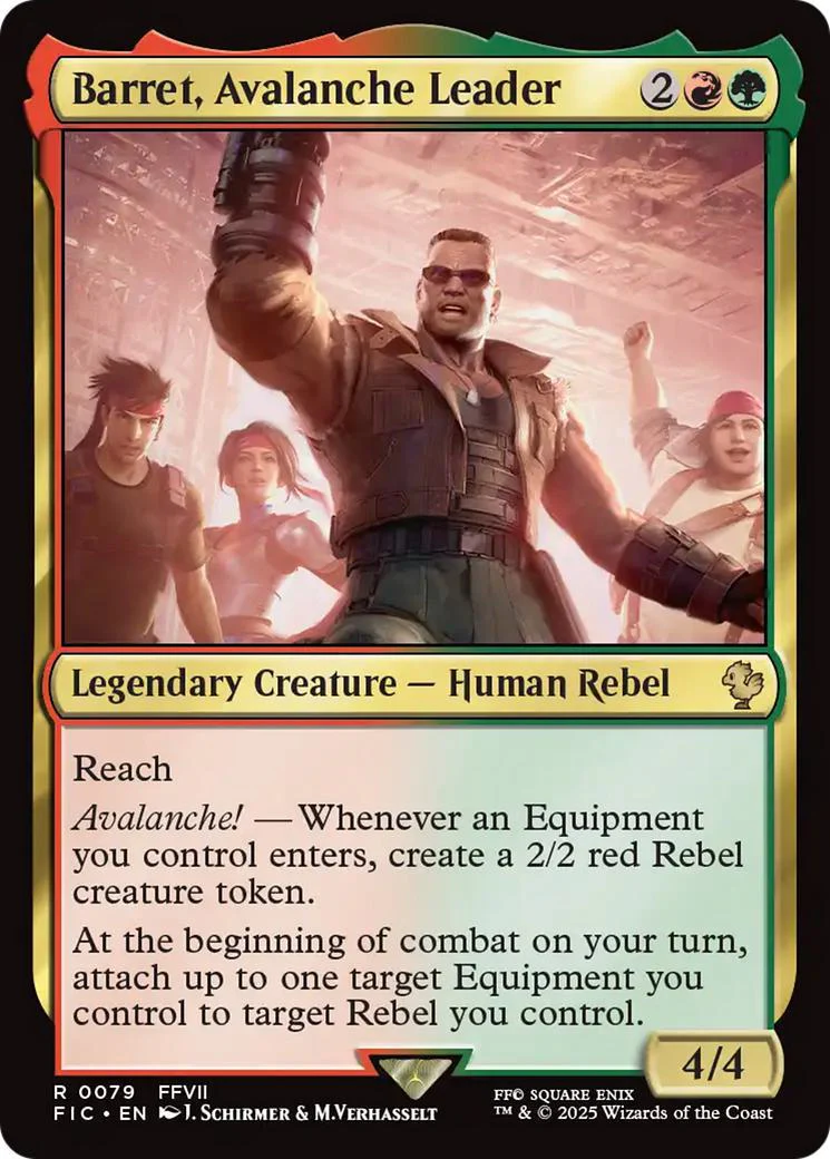 Barret, Avalanche Leader [79] [FINAL FANTASY: Commander] [Non-Foil]