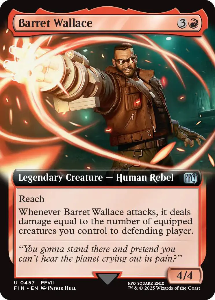 Barret Wallace [457] [Extended Art] [FINAL FANTASY] [Non-Foil]