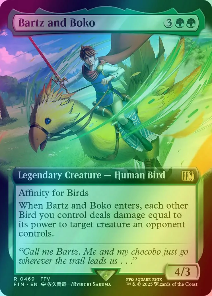 Bartz and Boko [469] [Extended Art] [FINAL FANTASY] [Foil]