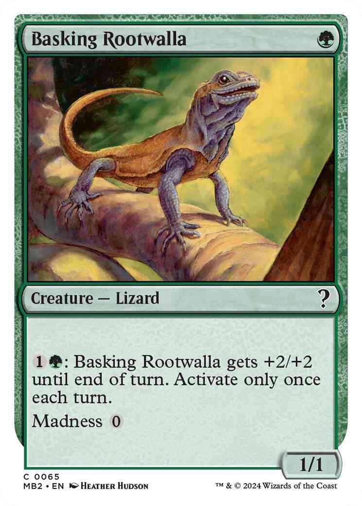 Basking Rootwalla [65] [White Border] [Mystery Booster 2] [Non-Foil]