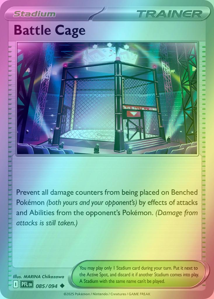 Battle Cage - 085/094 - Uncommon [me02-085] [Reverse Holo]
