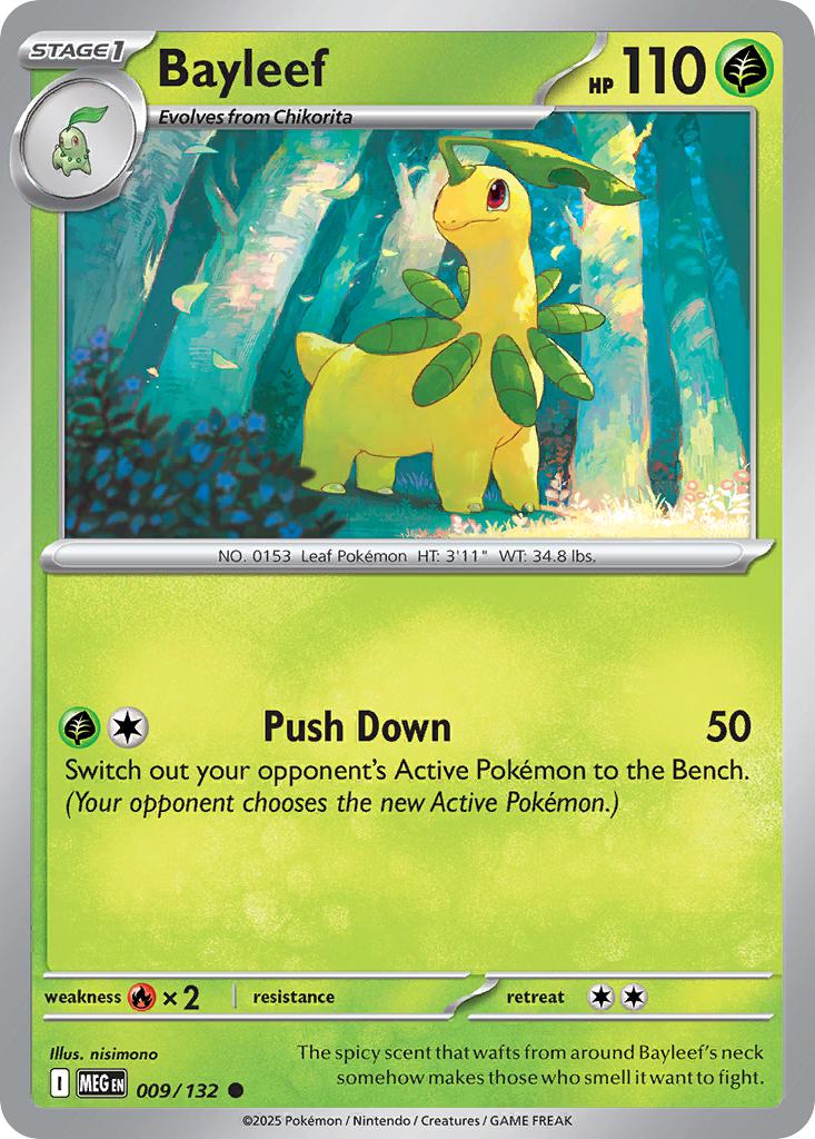 Bayleef - 009/132 - Common [me01-009] [Non-Holo]