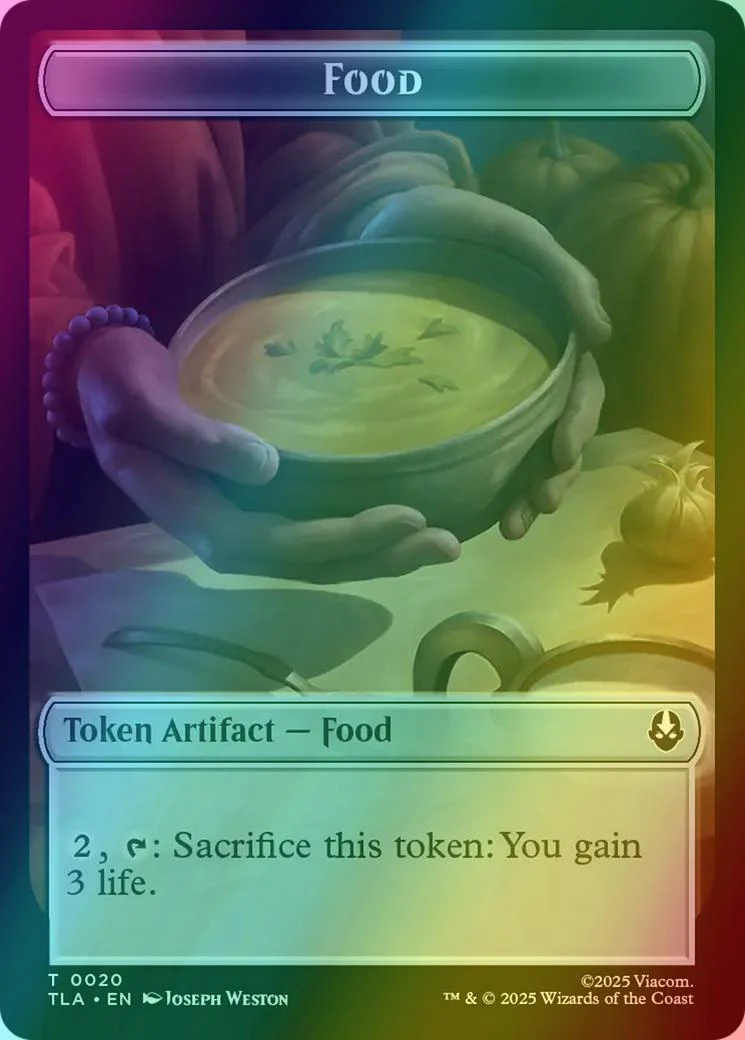 Bear Token (12) // Food Token (20) [Avatar: The Last Airbender: Tokens] [Foil] - Image 2