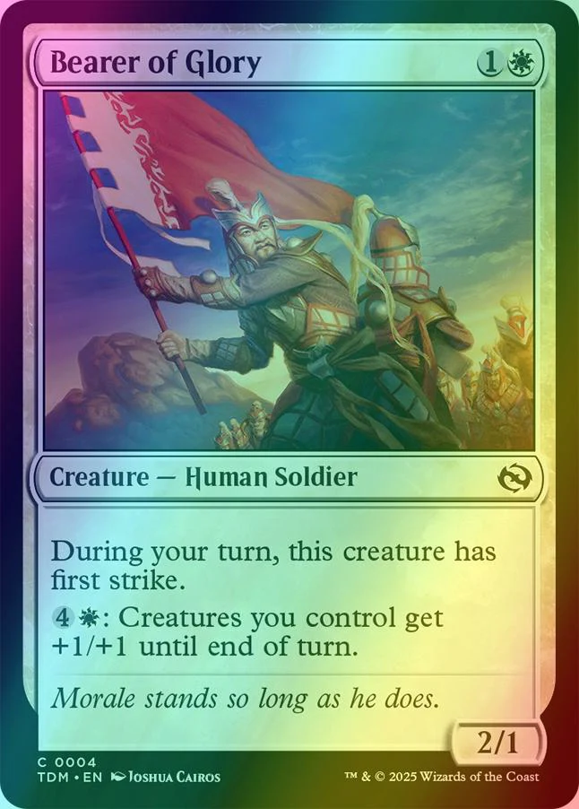 Bearer of Glory [4] [Tarkir: Dragonstorm] [Foil]