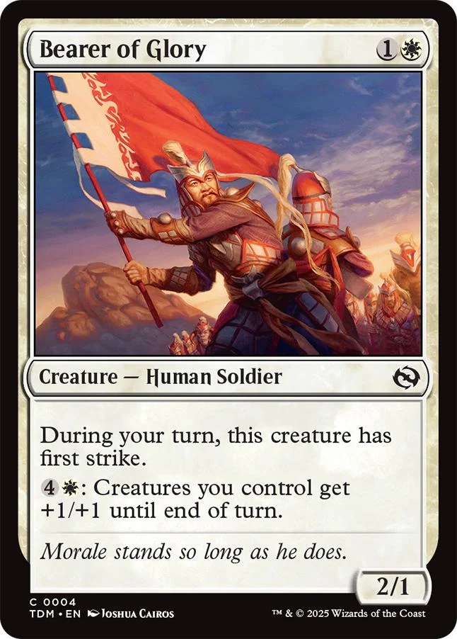 Bearer of Glory [4] [Tarkir: Dragonstorm] [Non-Foil]