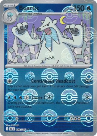 Beartic - Poké Ball Pattern - 026/086 - Rare [sv105b-026] [Reverse Holo]