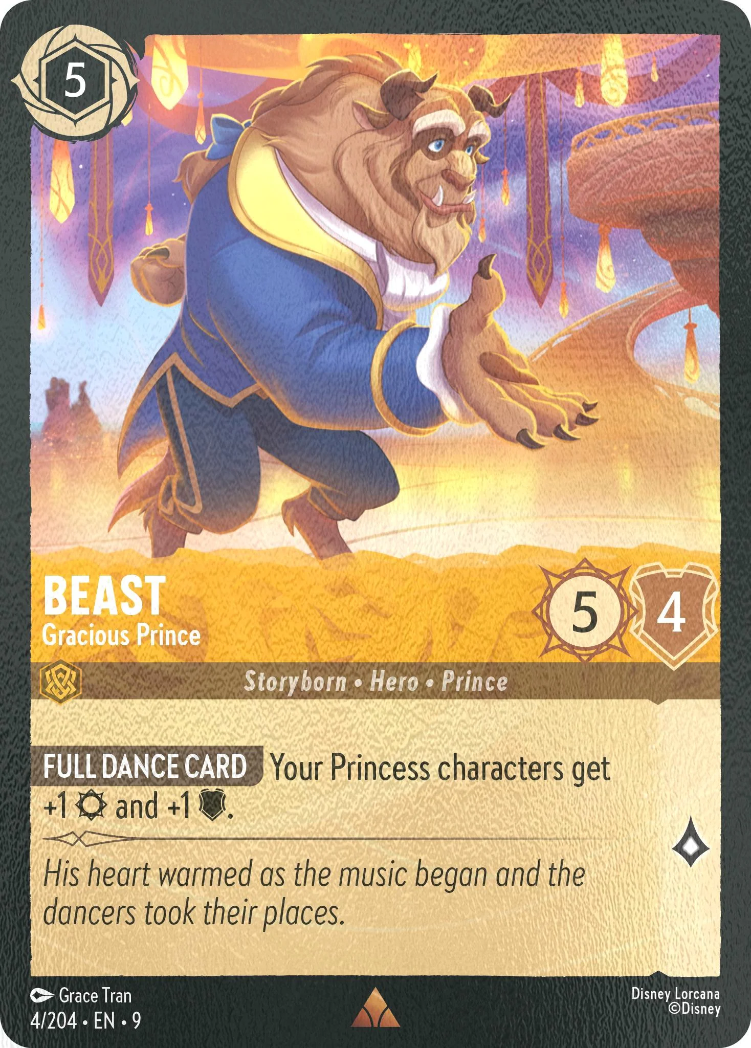 Beast - Gracious Prince - 4/204 [Fabled] [Cold Foil]