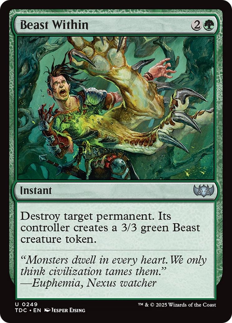 Beast Within [249] [Tarkir: Dragonstorm: Commander] [Non-Foil]