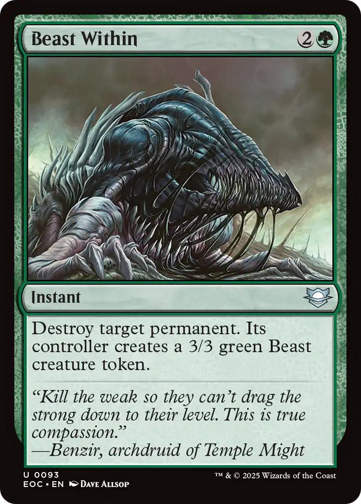 Beast Within [93] [Edge of Eternities: Commander] [Non-Foil]