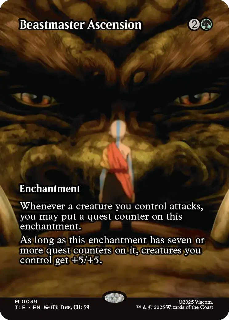 Beastmaster Ascension [39] [Borderless] [Source Material] [Avatar: The Last Airbender Eternal] [Non-Foil]