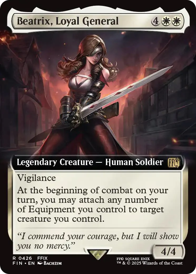 Beatrix, Loyal General [426] [Extended Art] [FINAL FANTASY] [Non-Foil]