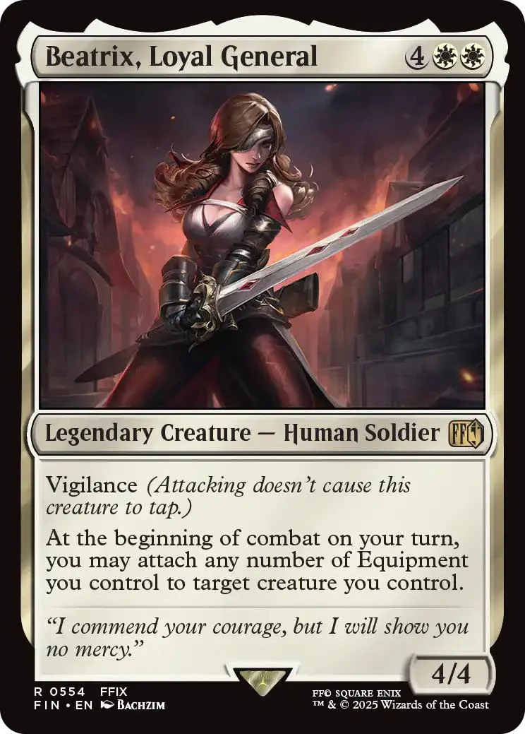Beatrix, Loyal General [554] [Starter Kit Exclusive] [FINAL FANTASY] [Non-Foil]