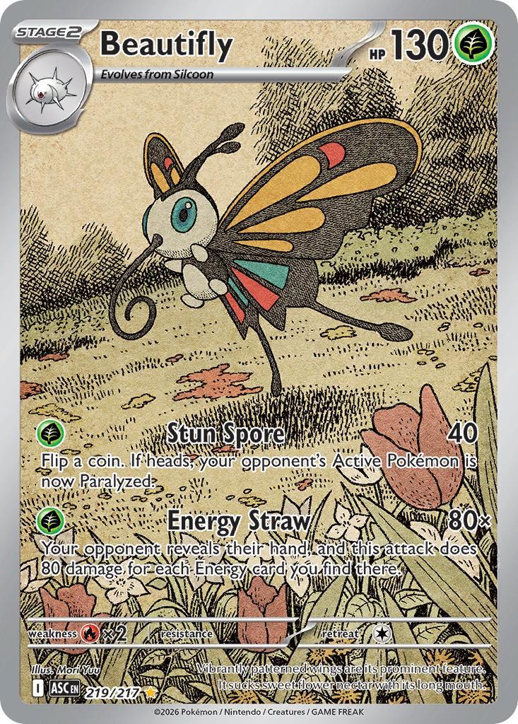 Beautifly - 219/217 - Illustration Rare [me025-219] [Ultra]