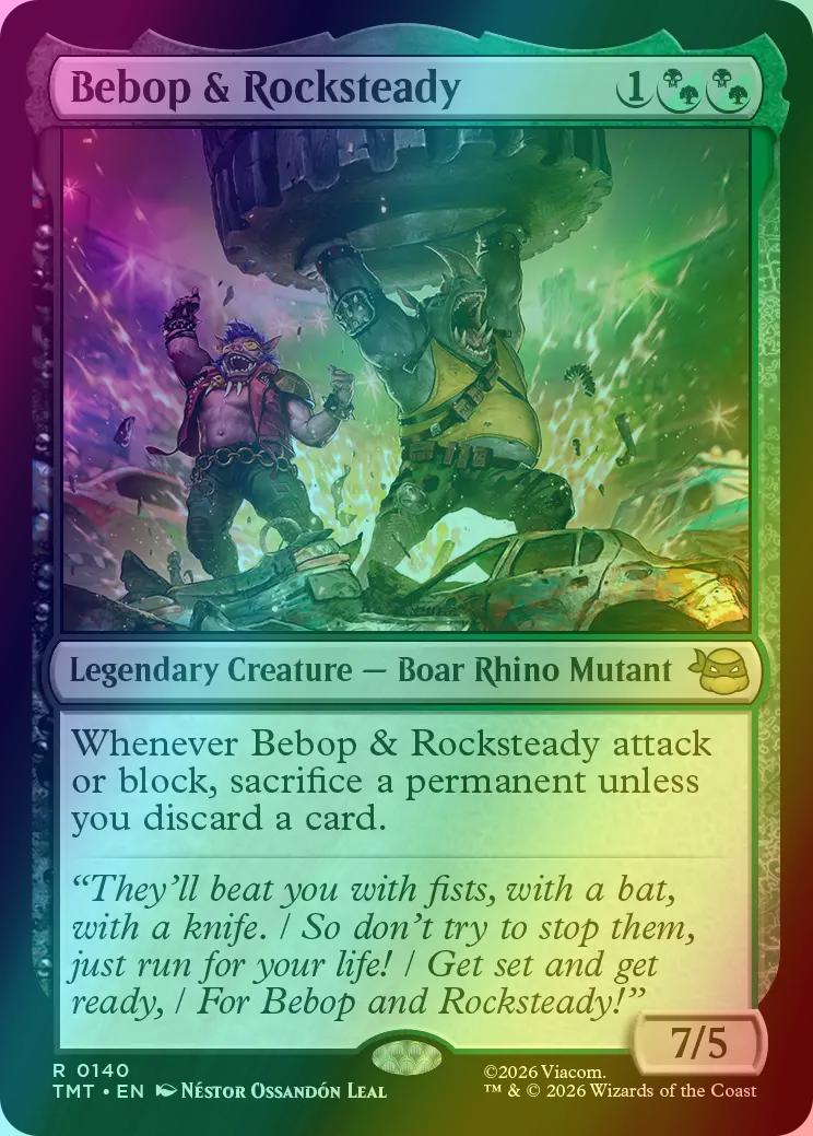 Bebop & Rocksteady [140] [Teenage Mutant Ninja Turtles] [Foil]