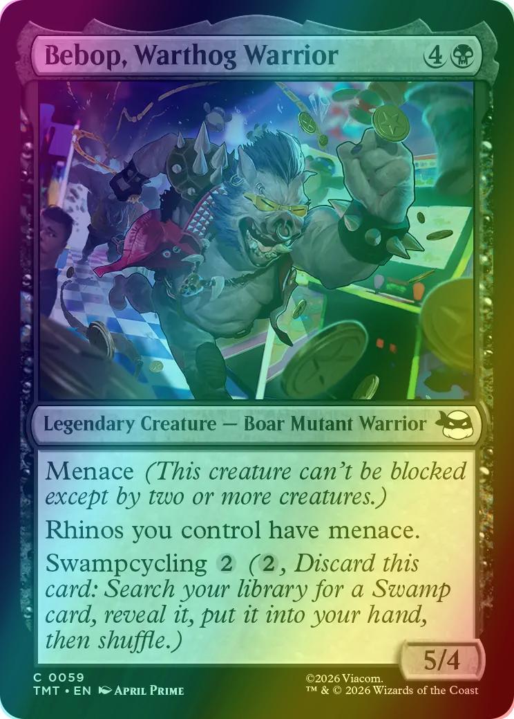 Bebop, Warthog Warrior [59] [Teenage Mutant Ninja Turtles] [Foil]
