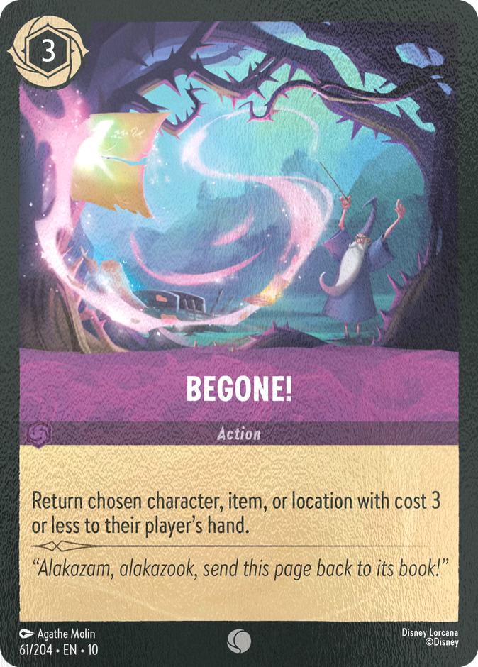 Begone! - 61/204 [Whispers in the Well] [Cold Foil]