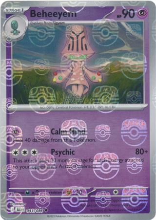 Beheeyem - Master Ball Pattern - 041/086 - Uncommon [sv105b-041] [Reverse Holo]