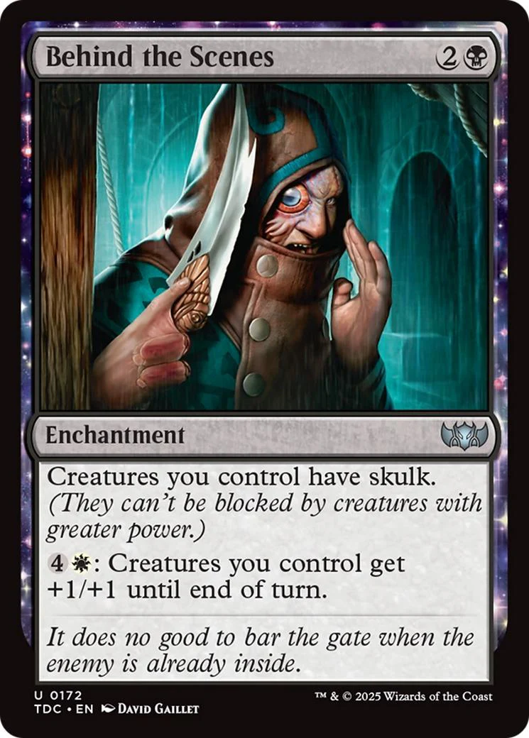 Behind the Scenes [172] [Tarkir: Dragonstorm: Commander] [Non-Foil]