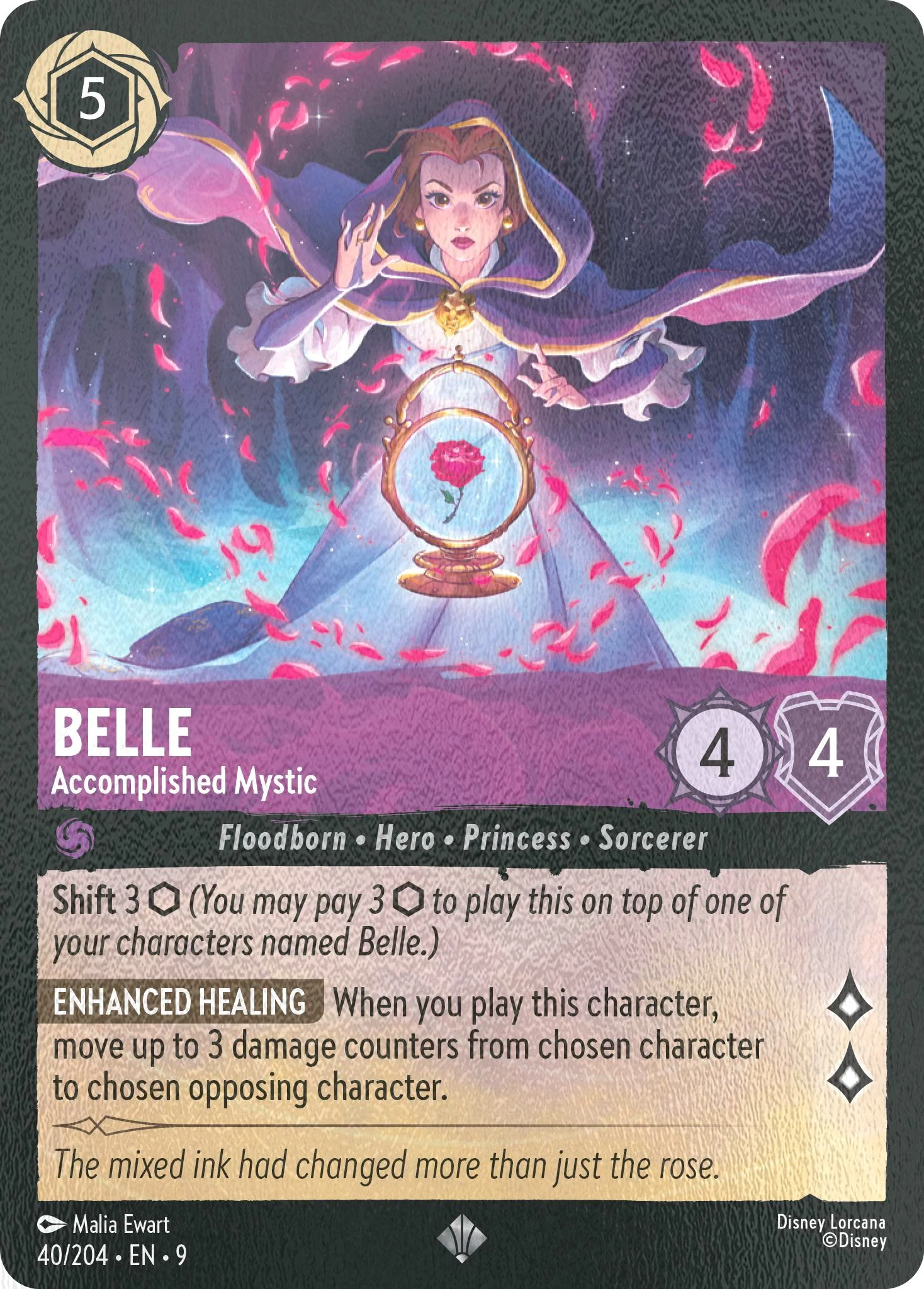 Belle - Accomplished Mystic - 40/204 [Fabled] [Cold Foil]