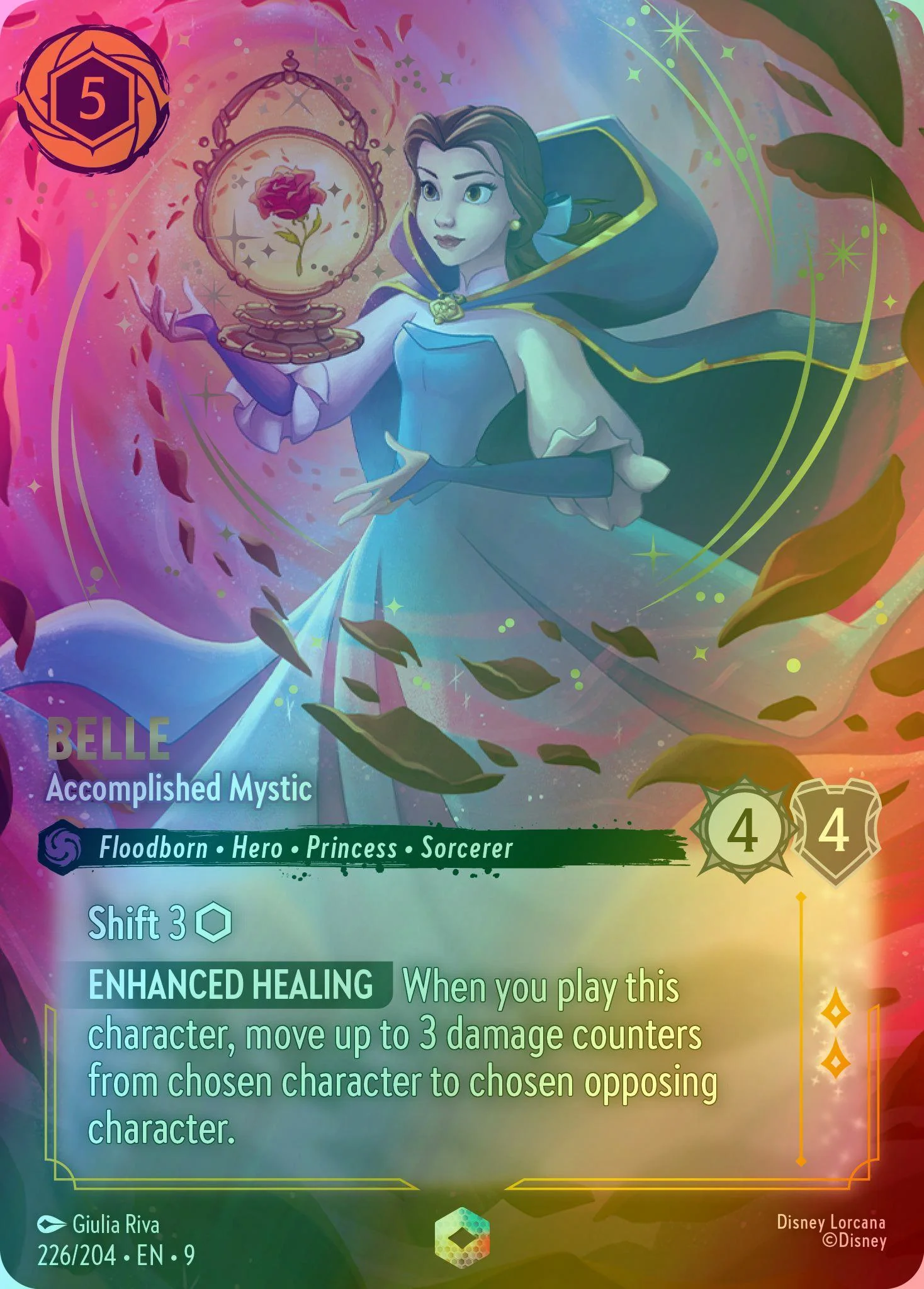 Belle - Accomplished Mystic (Enchanted) - 226/204 [Fabled] [Holofoil]