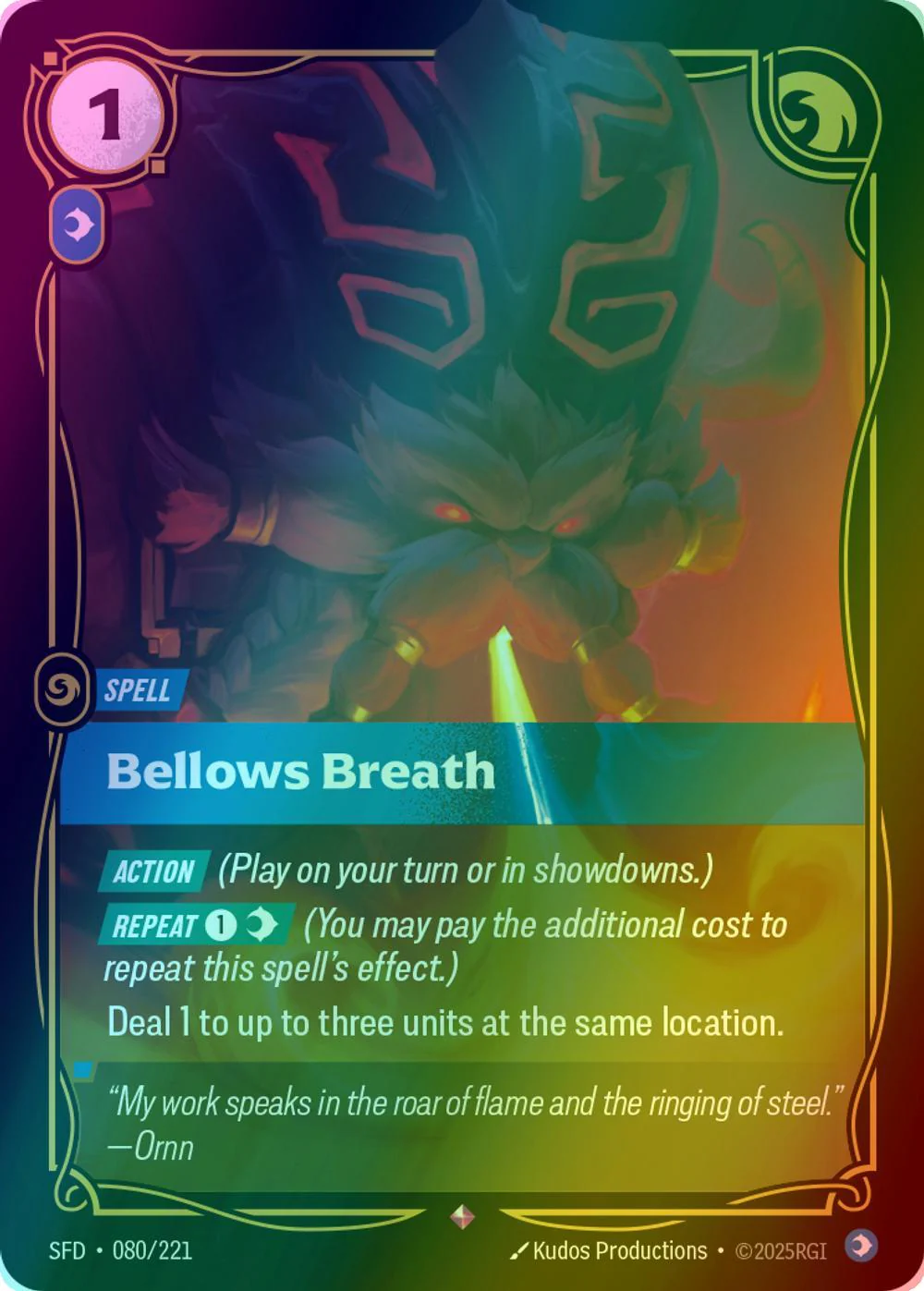 Bellows Breath - 080/221 [Spiritforged] [Foil]