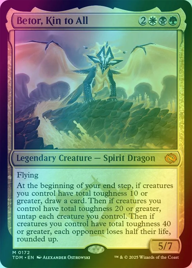 Betor, Kin to All [172] [Tarkir: Dragonstorm] [Foil]