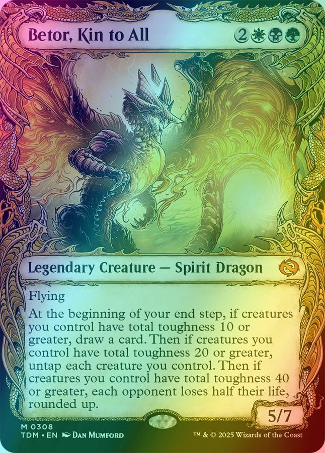 Betor, Kin to All [308] [Draconic Frame Showcase] [Tarkir: Dragonstorm] [Foil]