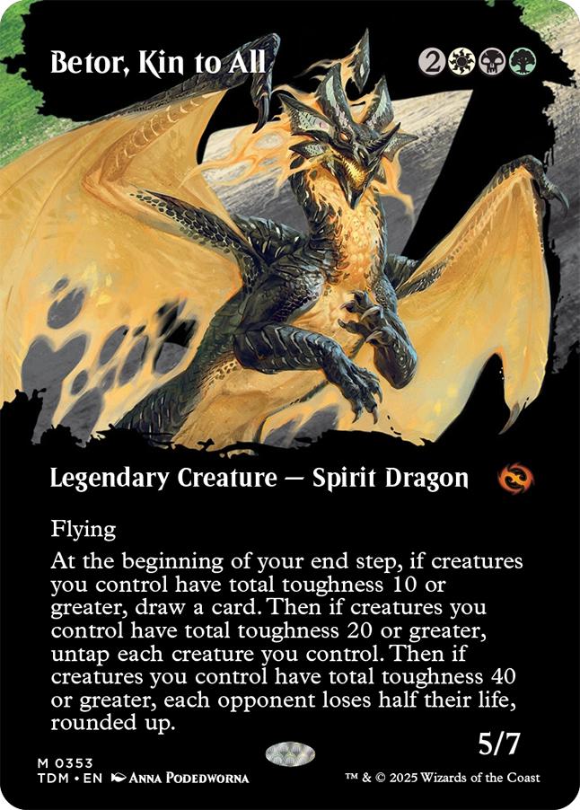 Betor, Kin to All [353] [Borderless] [Clan] [Tarkir: Dragonstorm] [Non-Foil]