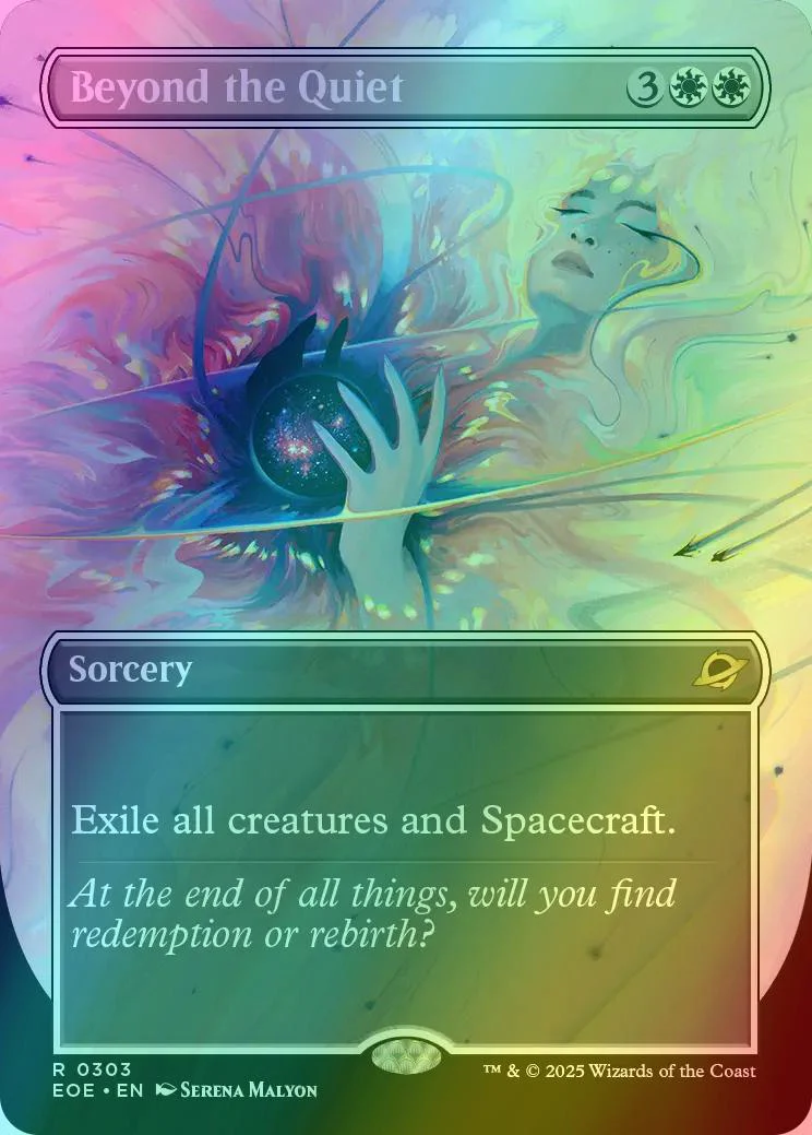 Beyond the Quiet [303] [Borderless] [Surreal Space] [Edge of Eternities] [Foil]