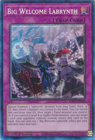 Big Welcome Labrynth - RA04-EN104 - Collector's Rare - 1st Edition