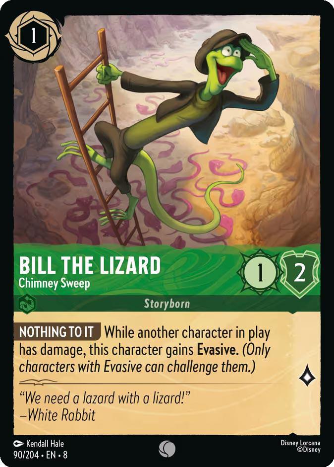 Bill the Lizard - Chimney Sweep - 90/204 [Reign of Jafar] [Non-Foil]