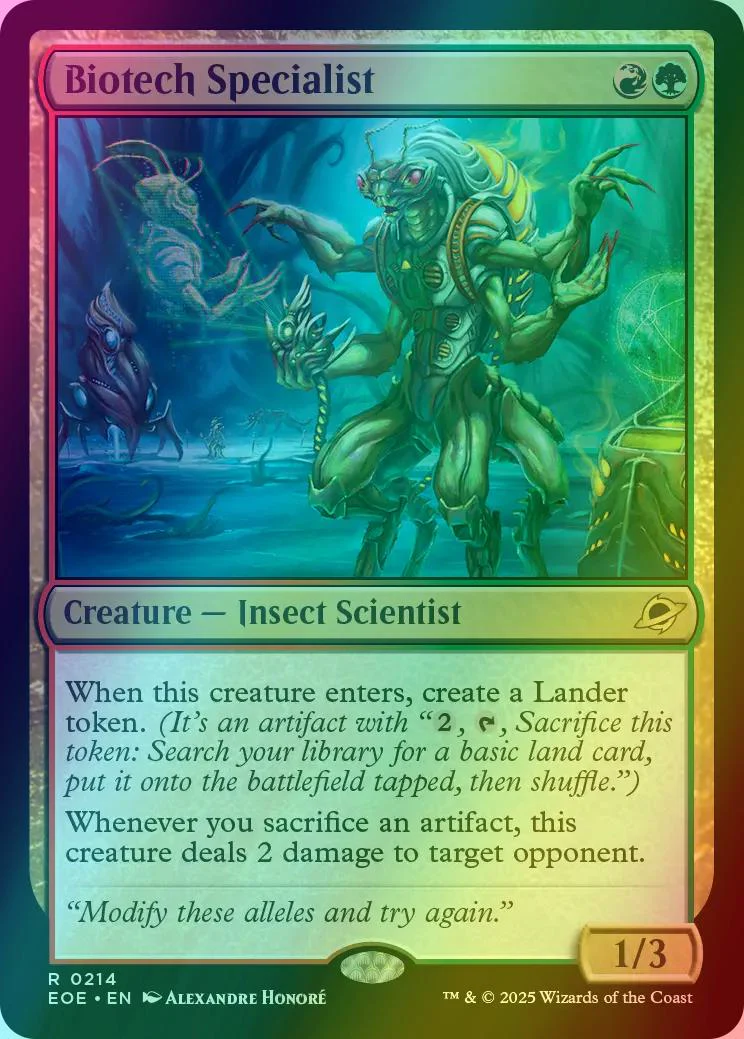 Biotech Specialist [214] [Edge of Eternities] [Foil]