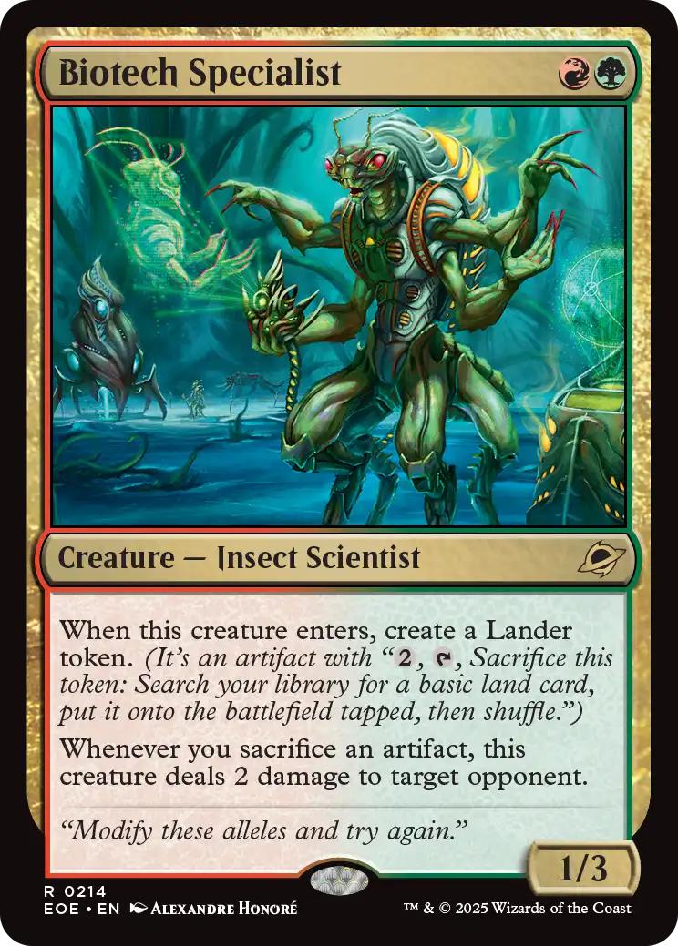 Biotech Specialist [214] [Edge of Eternities] [Non-Foil]
