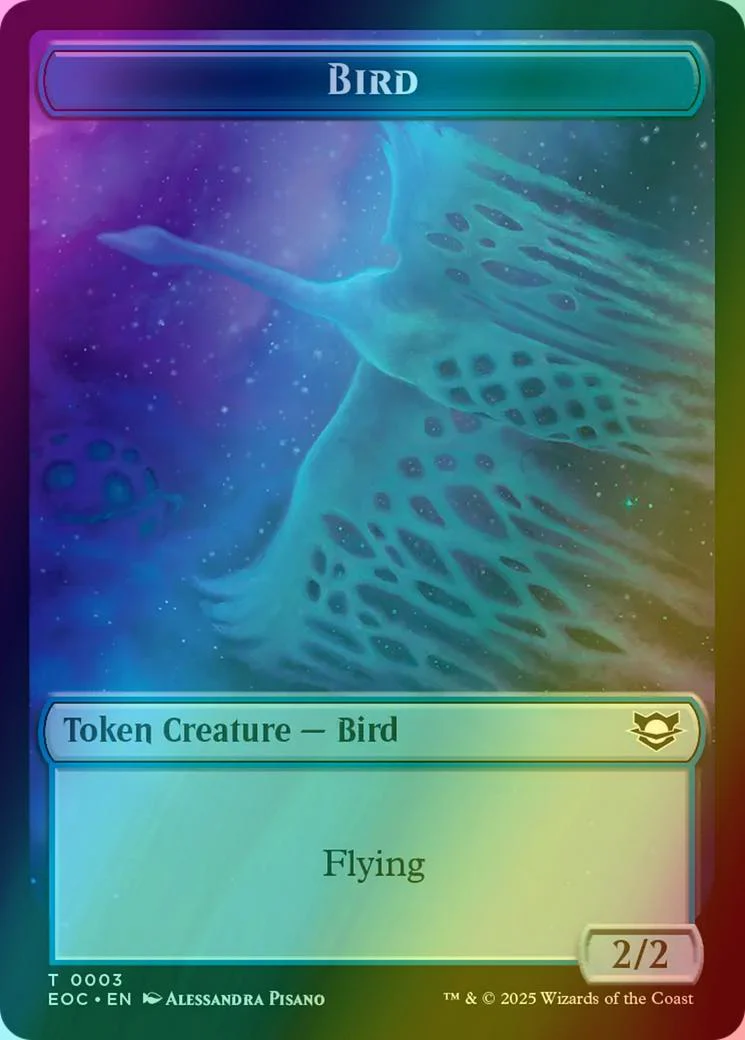 Bird Token (03) // Pest Token (09) [Edge of Eternities: Commander: Tokens] [Foil]