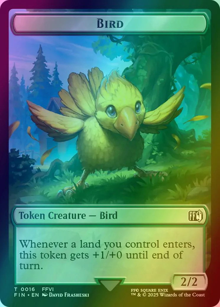 Bird Token (16) // Hero Token (06) [FINAL FANTASY: Tokens] [Foil]