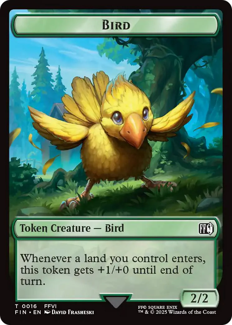 Bird Token (16) // Wizard Token (14) [FINAL FANTASY: Tokens] [Non-Foil]