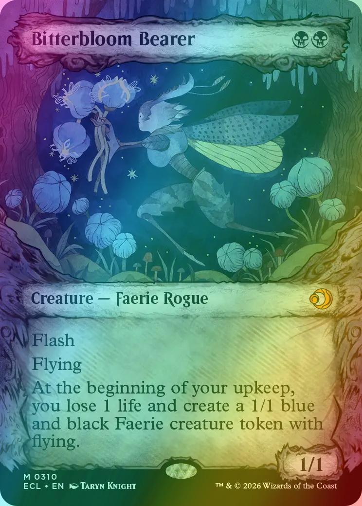 Bitterbloom Bearer [310] [Fable Frame] [Lorwyn Eclipsed] [Foil]