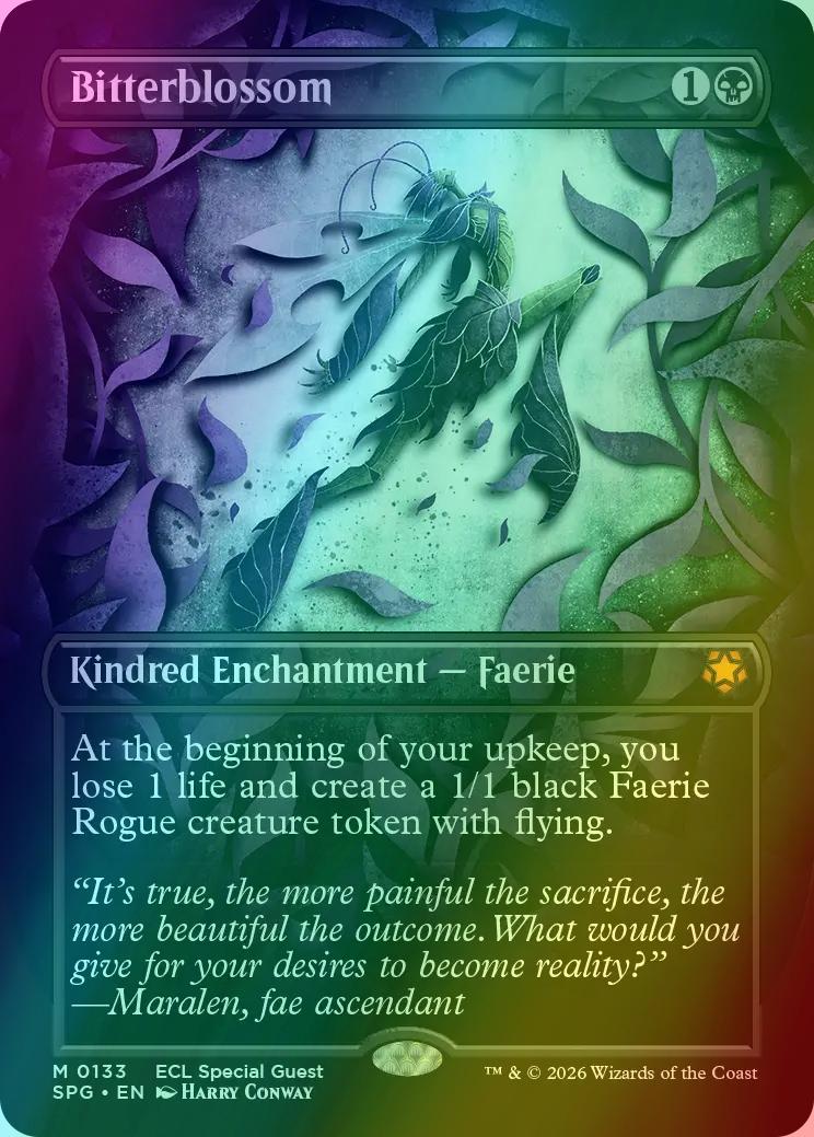 Bitterblossom [133] [Borderless] [Special Guests] [Foil]