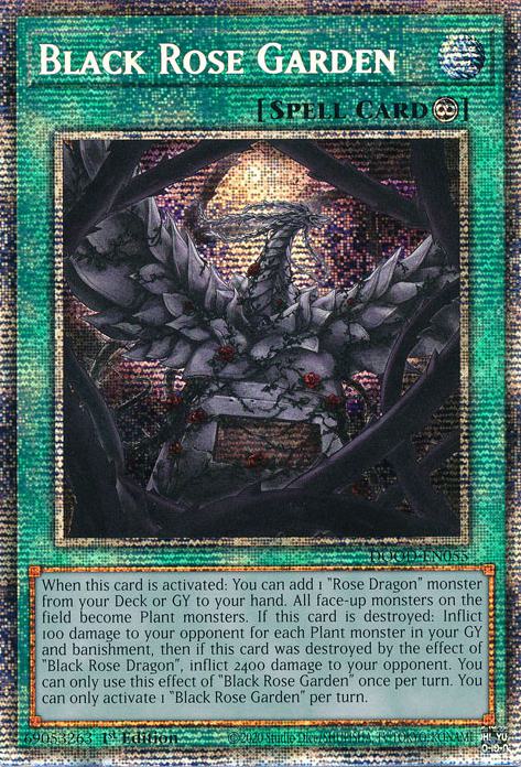 Black Rose Garden - DOOD-EN055 - Starlight Rare - 1st Edition