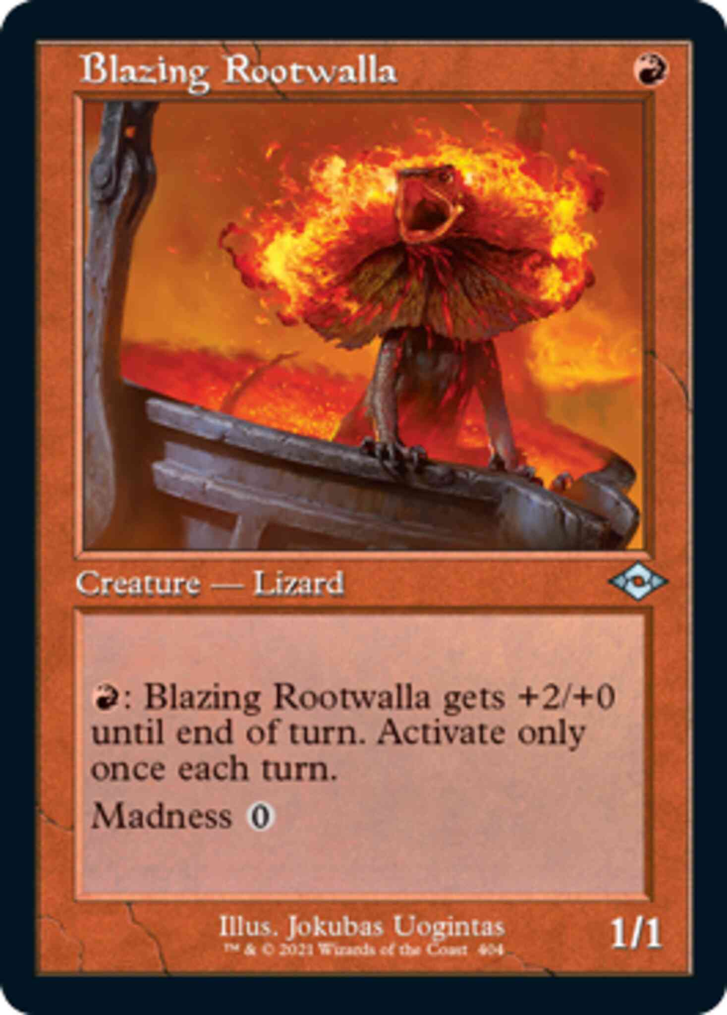 Blazing Rootwalla [404] [Retro Frame] [Modern Horizons 2] [Non-Foil]