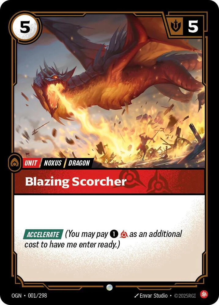 Blazing Scorcher - 001/298 [Origins] [Non-Foil]