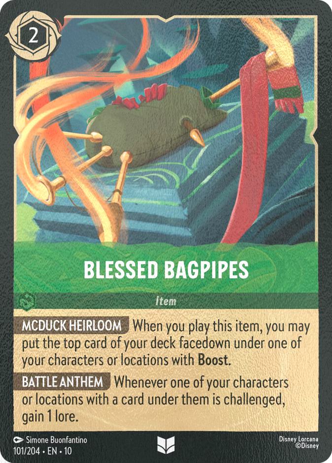 Blessed Bagpipes - 101/204 [Whispers in the Well] [Cold Foil]