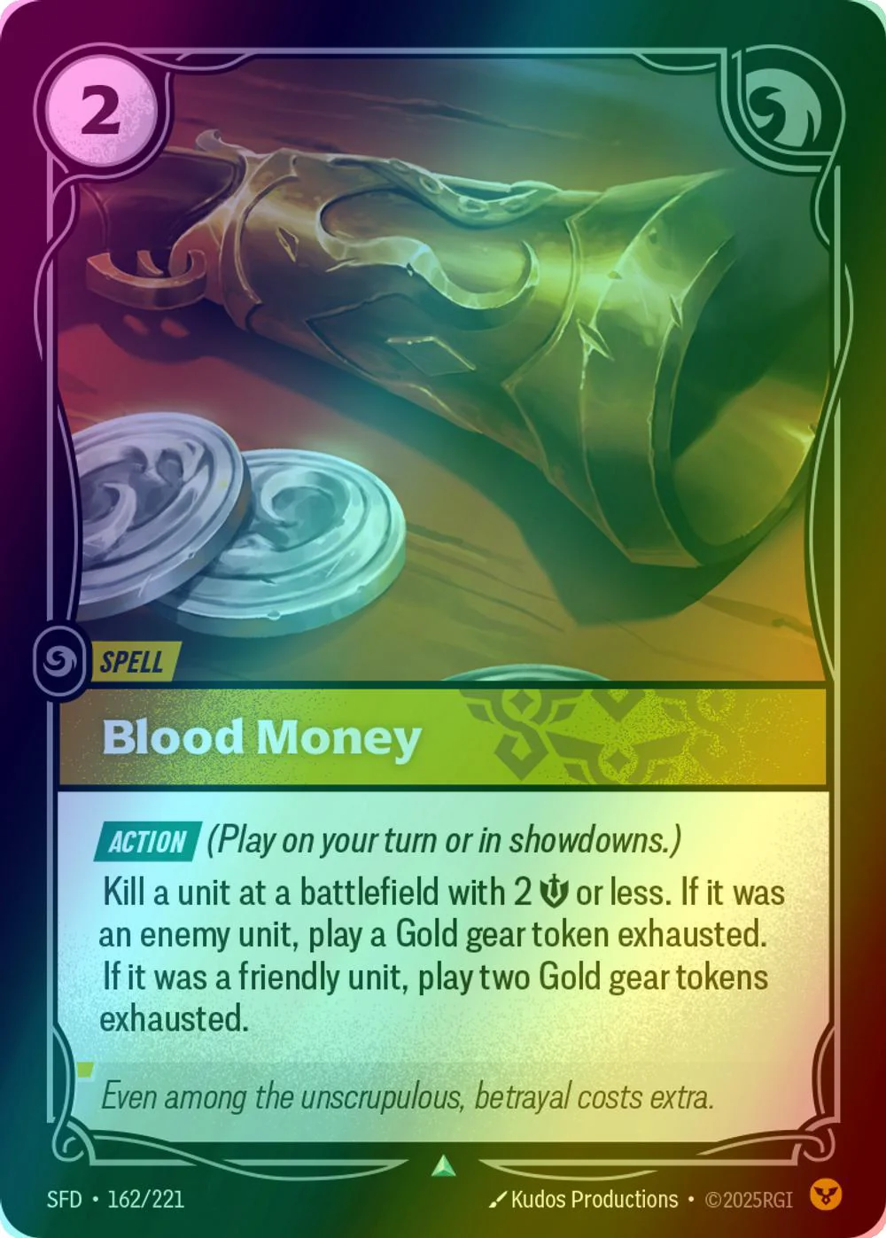 Blood Money - 162/221 [Spiritforged] [Foil]