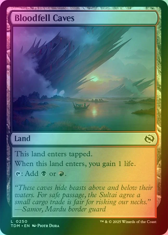 Bloodfell Caves [250] [Tarkir: Dragonstorm] [Foil]