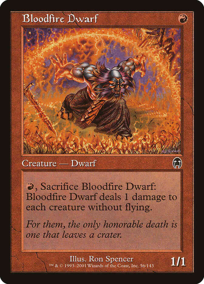 Bloodfire Dwarf [56] [Apocalypse] [Non-Foil]
