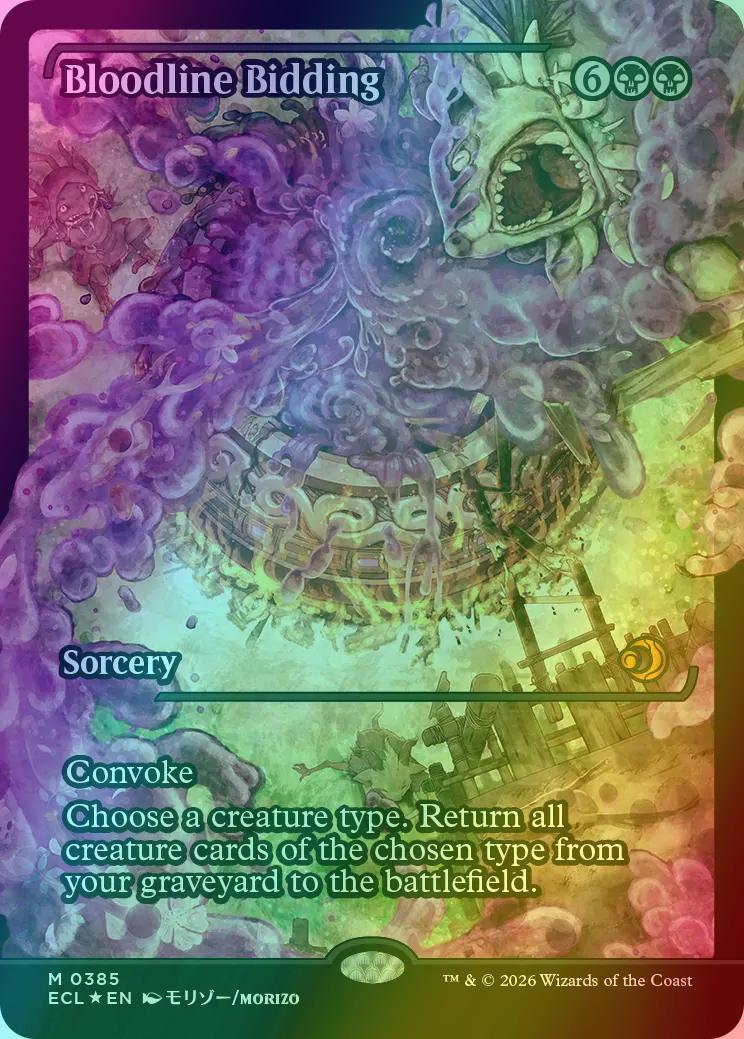 Bloodline Bidding [385] [Japan Showcase] [Lorwyn Eclipsed] [Foil]
