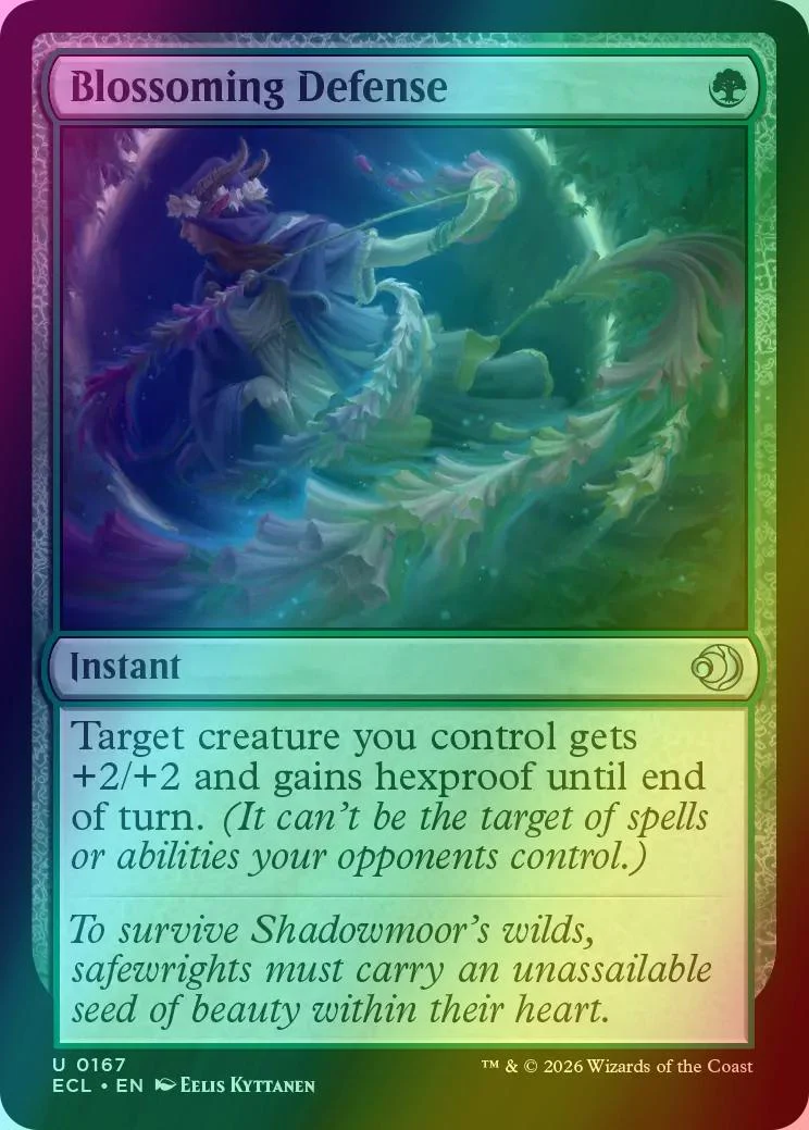 Blossoming Defense [167] [Lorwyn Eclipsed] [Foil]