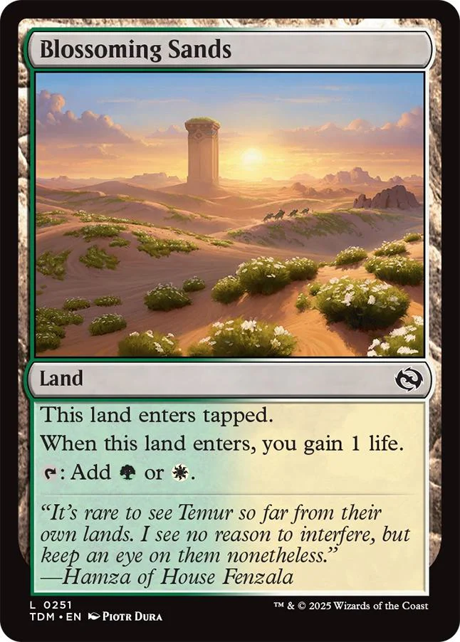 Blossoming Sands [251] [Tarkir: Dragonstorm] [Non-Foil]