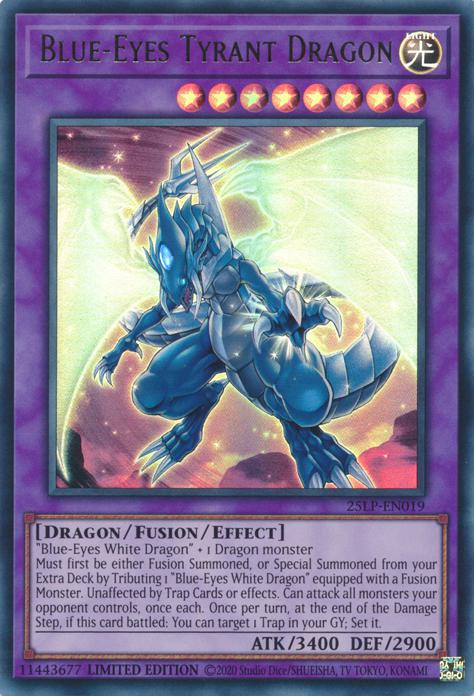 Blue-Eyes Tyrant Dragon - 25LP-EN019 - Ultra Rare - Limited