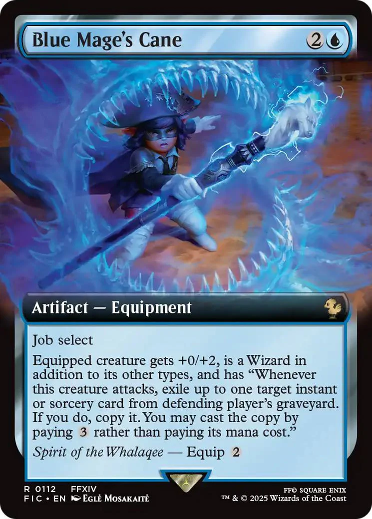 Blue Mage's Cane [112] [Extended Art] [FINAL FANTASY: Commander] [Non-Foil]